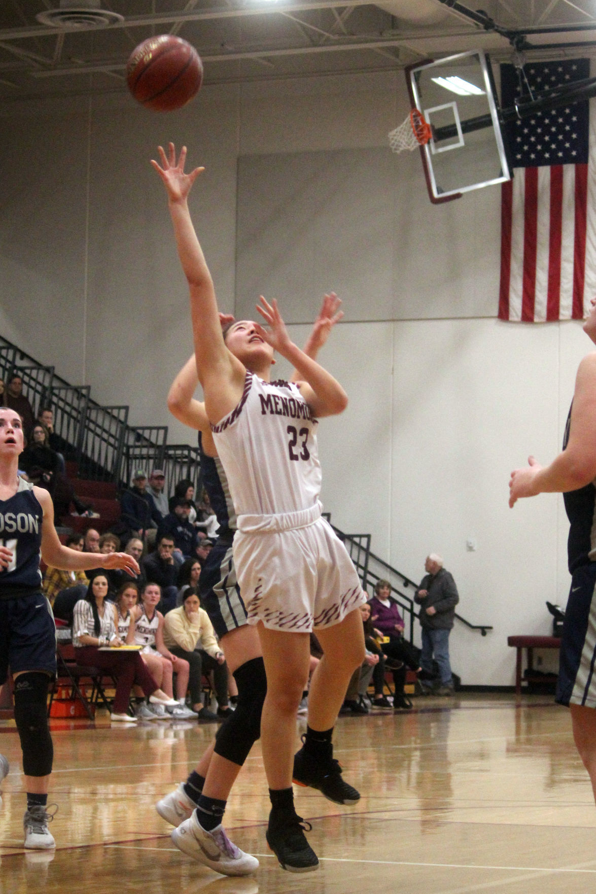Hudson at Menomonie girls basketball 1-10-20